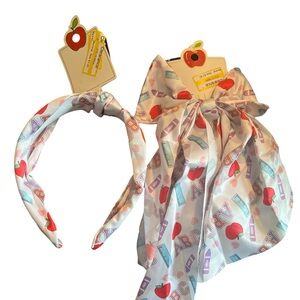 Colorful ABC Kids Headband and Hair Bow  Set